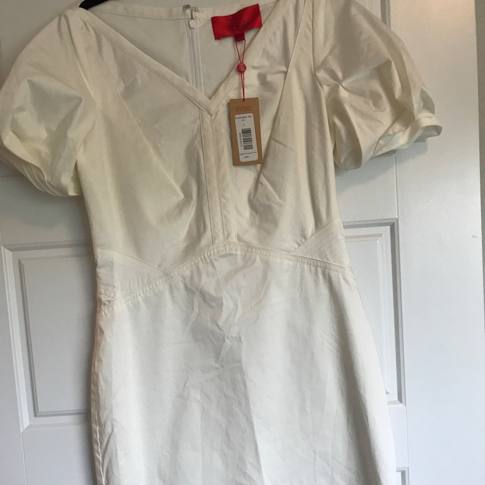 Zac Posen off white dress size 6 - Picture 2 of 5